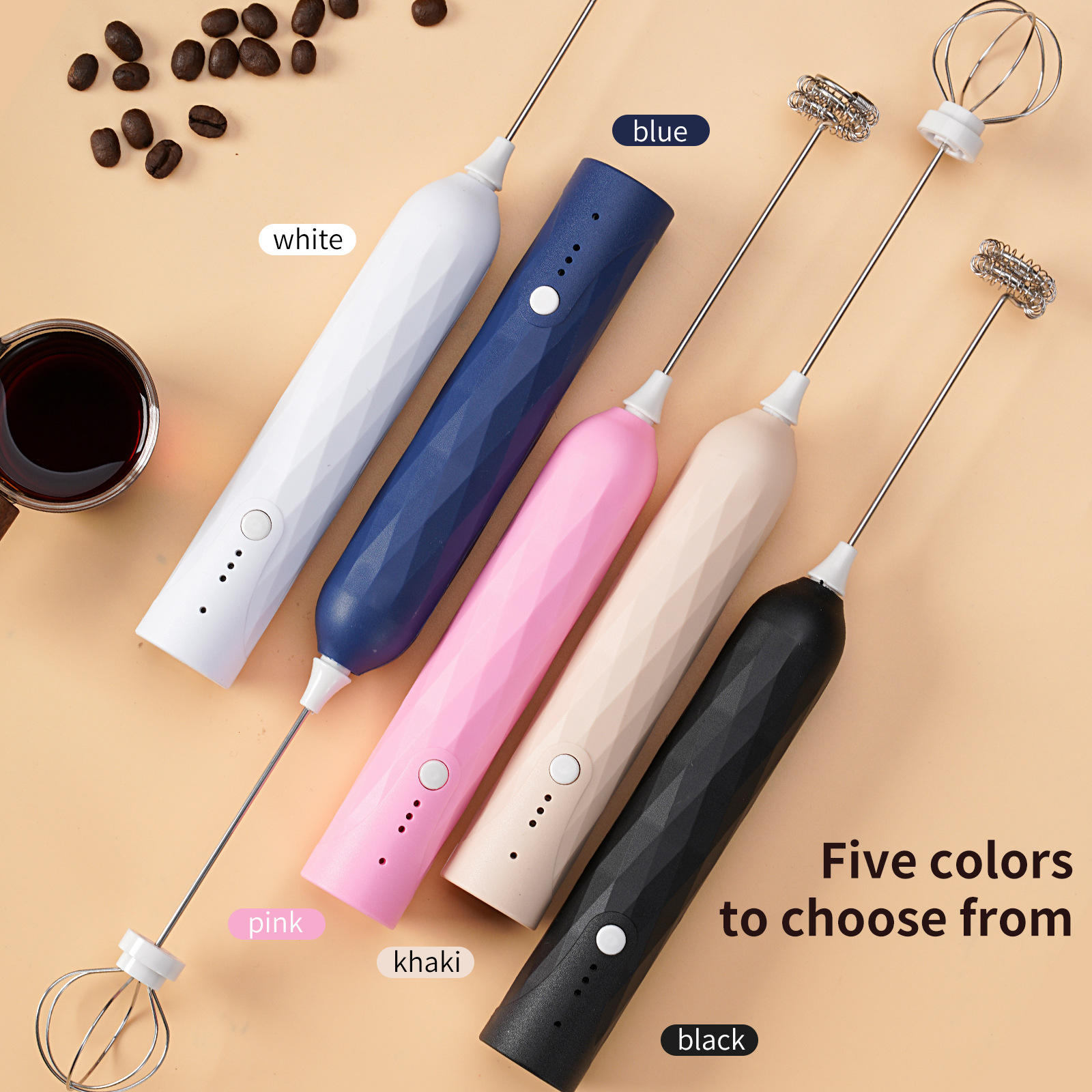 Smart Rechargeable Electric Milk Frother | Handheld Coffee Mixer - Image 4