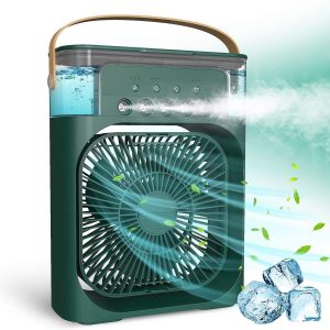 Mini Cooler Heating Humidifier Fan Air Water Cooler Ice Fan Portable Indoor