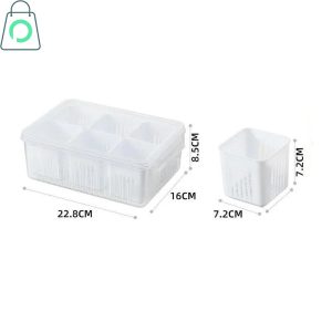 Premium Fridge Storage Box for Vegetable and Fruit Organizer