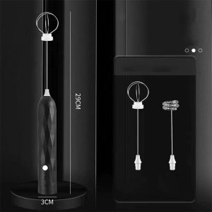 Electric Rechargeable Handheld Coffee Mixer - Perfectly Blend Your Brews With Ease
