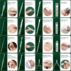 Premium Nail Clipper Set – 16 pics