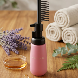 Smart Hair Oil Applicator Bottle – Scalp Massage Comb