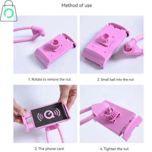 Universal Lazy Neck Phone Holder Adjustable Mobile Stand