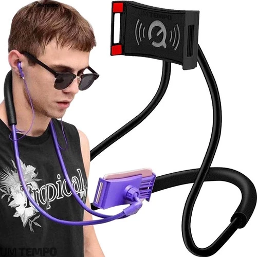Universal Lazy Neck Phone Holder – Adjustable Mobile Stand - Image 6